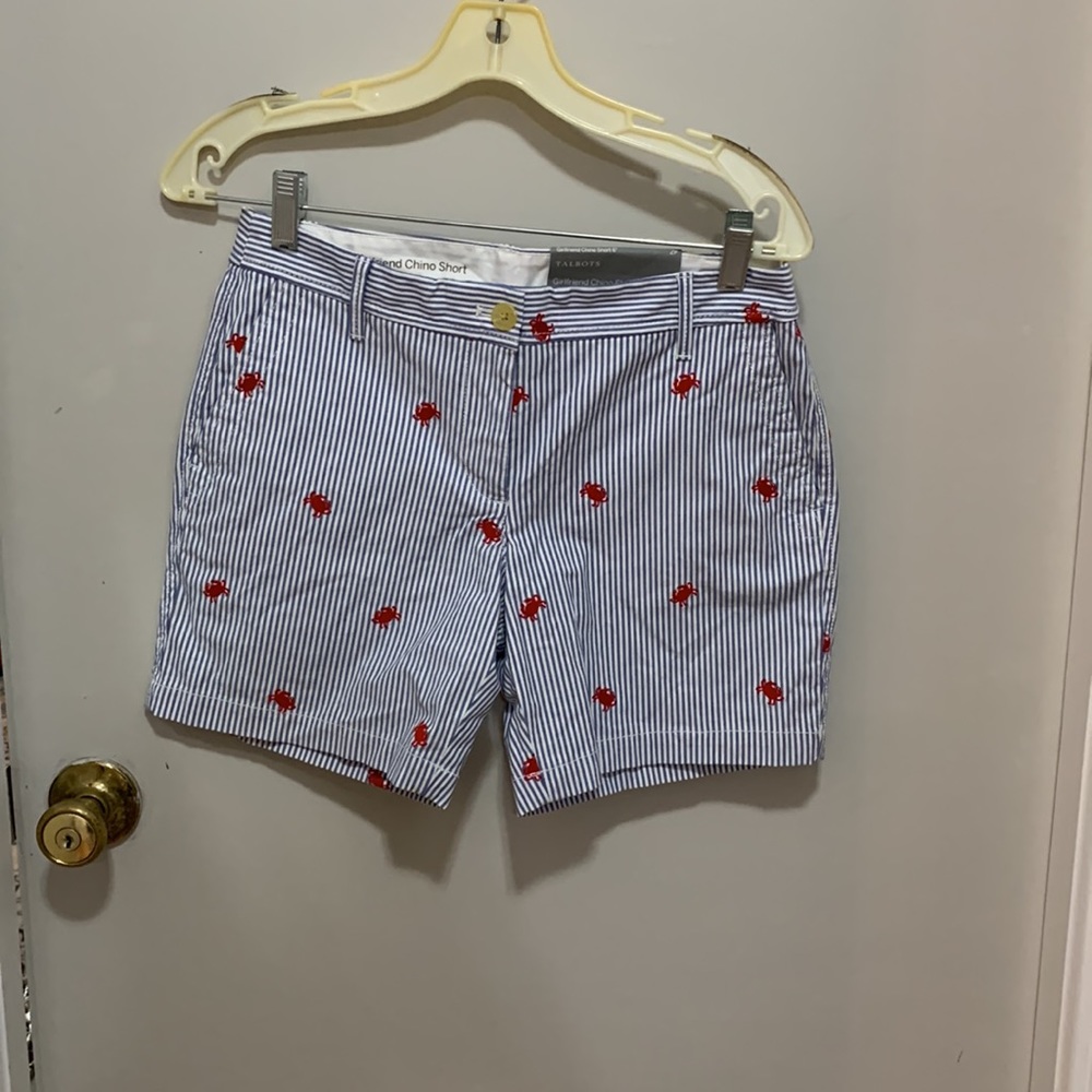 NWT Talbots chino shorts